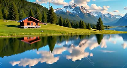 Aerial Majesty: Great Wall of China at Golden Sunset