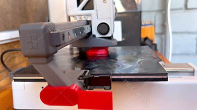 3d printer creating an object layer by layer