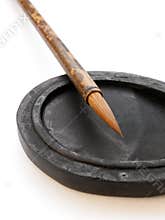 Hinese bamboo writing brushes