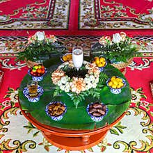Dessert for worship muslim wedding