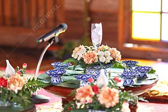 Dessert for worship muslim wedding