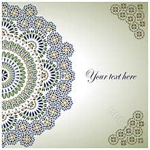 Vintage Background Traditional Ottoman motifs.