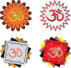 Hindu religion symbol OHM
