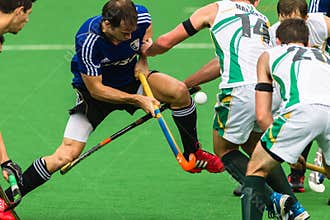 Hockey Mens Argentina Plays South Africa