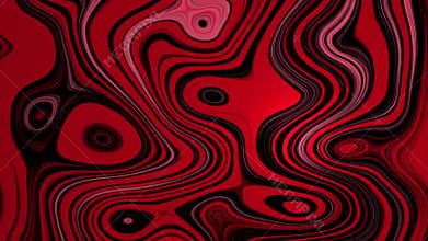 Motion red abstract animation, dynamic video background, fractal graphics. For web design