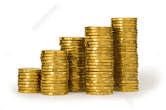 Money Gold Coins Pile Stack