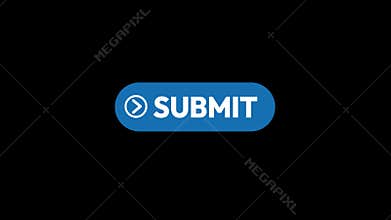 Gradient 'Submitted' Button with Checkmark on Black Background Representing Successful Form Completion