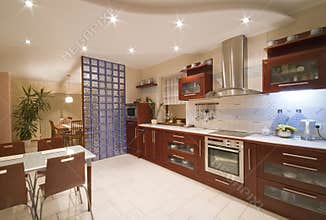 Modern kitchen interior