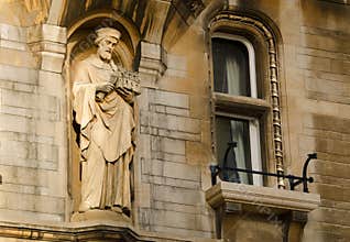 Statue at Cambridge University