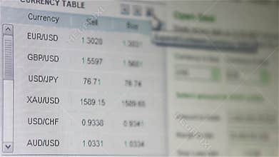 Currency exchange information