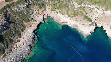 Salento Coast in Porto Selvaggio, Puglia, Italy