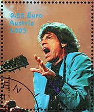 Mick Jagger Stamp