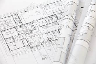 Architect rolls and plans