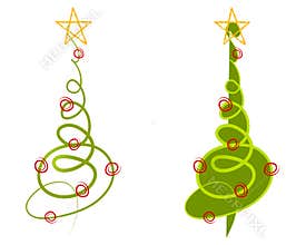 Abstract Christmas Tree Clip Art