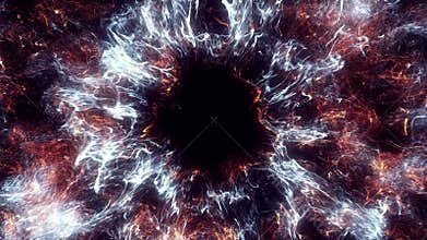 Hot And Cold Particle Explosion