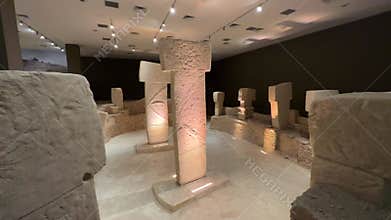 Reproduction of Gobekli Tepe in Sanliurfa Archaeology and Mosaic Museum