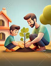 Celebrate fatherhood through gardening on Fathers