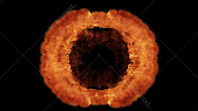 Fire explosion opener, revealer, transition