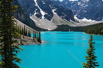 Moraine Lake in Alberta Canada