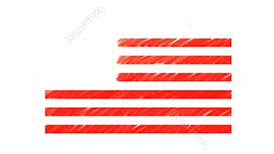 Drawing the American Flag