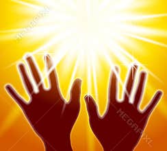 Hands Reaching For The Light