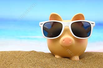 Summer piggy bank