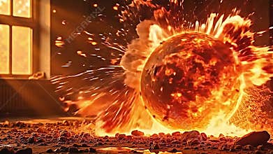 torrid empyrean detonate with immense, sore energy Generative AI