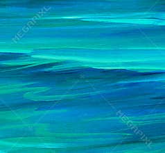 Turquoise sea water wave , illustration