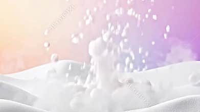 Acceleration, Pure white subject below, Vivid illumination, Copy Generative AI