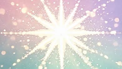 Motion builds with soft bursts, revealing a glowing starburst Generative AI