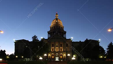 Colorado State Capitol Building Timelapse