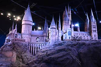 Scale model of Hogwarts, Warner Bros Studio