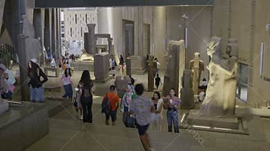 Giza, Egypt- July 26 2025: The Grand Egyptian Museum also known as the Giza Museum