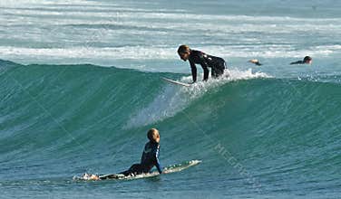 playa de Doniños , Ferrol , Galicia , España ,playa de surf , bodyboard , tabla de surf