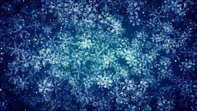 Snowflakes background