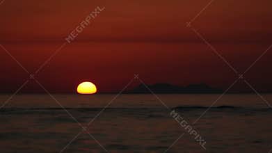 Adriatic sea sunset