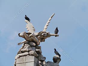 Four Continents fountain at Piazza Unità d'Italia