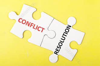 Conflict and resolution words