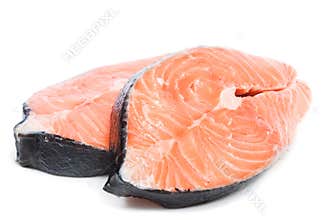 Salmon steaks