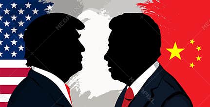 47th President of the United States Donald Trump and Xi Jinping, the current president of the People\'s Republic of China