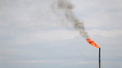 Refinery Fire Gas Torch
