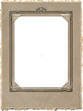 Antique photo frame