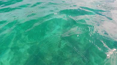 The video showcases tranquil waters beauty and calming effects