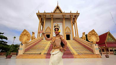 Apsara Dancer beautiful supernatural female in asian mythology