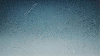 Bubbles in Blue Gradient: An abstract, textural composition