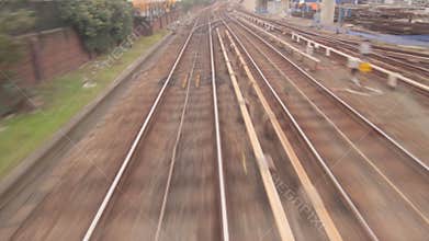 Railway tracks in high speed
