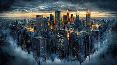 Falling Cityscape