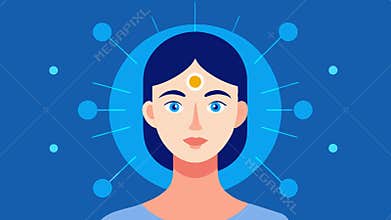 Overall Skin Transformation A holistic view showing a glowing youthful face surrounded by visuals of exosomes indicating