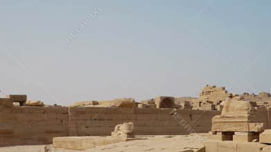 Dendera temple or Temple of Hathor. Egypt. Dendera, Denderah, is a small town in Egypt. Dendera Temple complex, one of