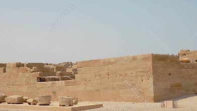 Dendera temple or Temple of Hathor. Egypt. Dendera, Denderah, is a small town in Egypt. Dendera Temple complex, one of
